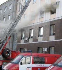 Пожар произошел в здании ГСУ ГУВД, пропали вещдоки и сгорели уголовные дела
