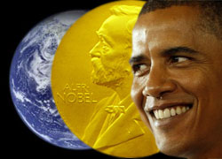 Обама получил Нобелевскую премию мира за «надежду на лучшее будущее» 