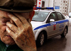 В Красноярском крае сотрудник милиции насмерть сбил 75-летного прохожего