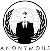 Движение идейных хакеров Anonymous провело акцию у Европарламента 