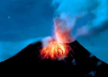 Извержение вулкана на Камчатке 
