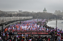 Шествие памяти Немцова в Москве: 50 человек задержано, журналисты НТВ выдворены с позором 
