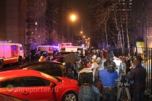 Пожар в общежитии на улице Волгина  в Москве. Четверо пострадавших  